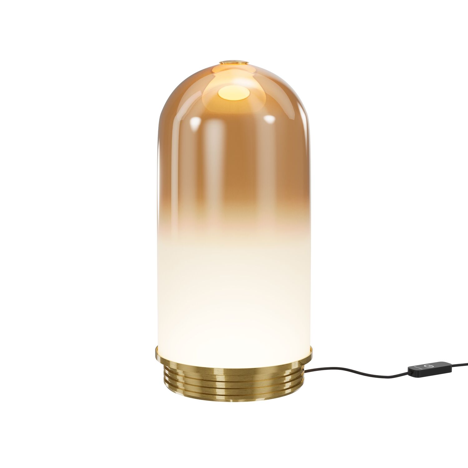Настольный светильник Maytoni Fable MOD488TL-L8BS3K, арматура латунь, профиль стекло янтарное