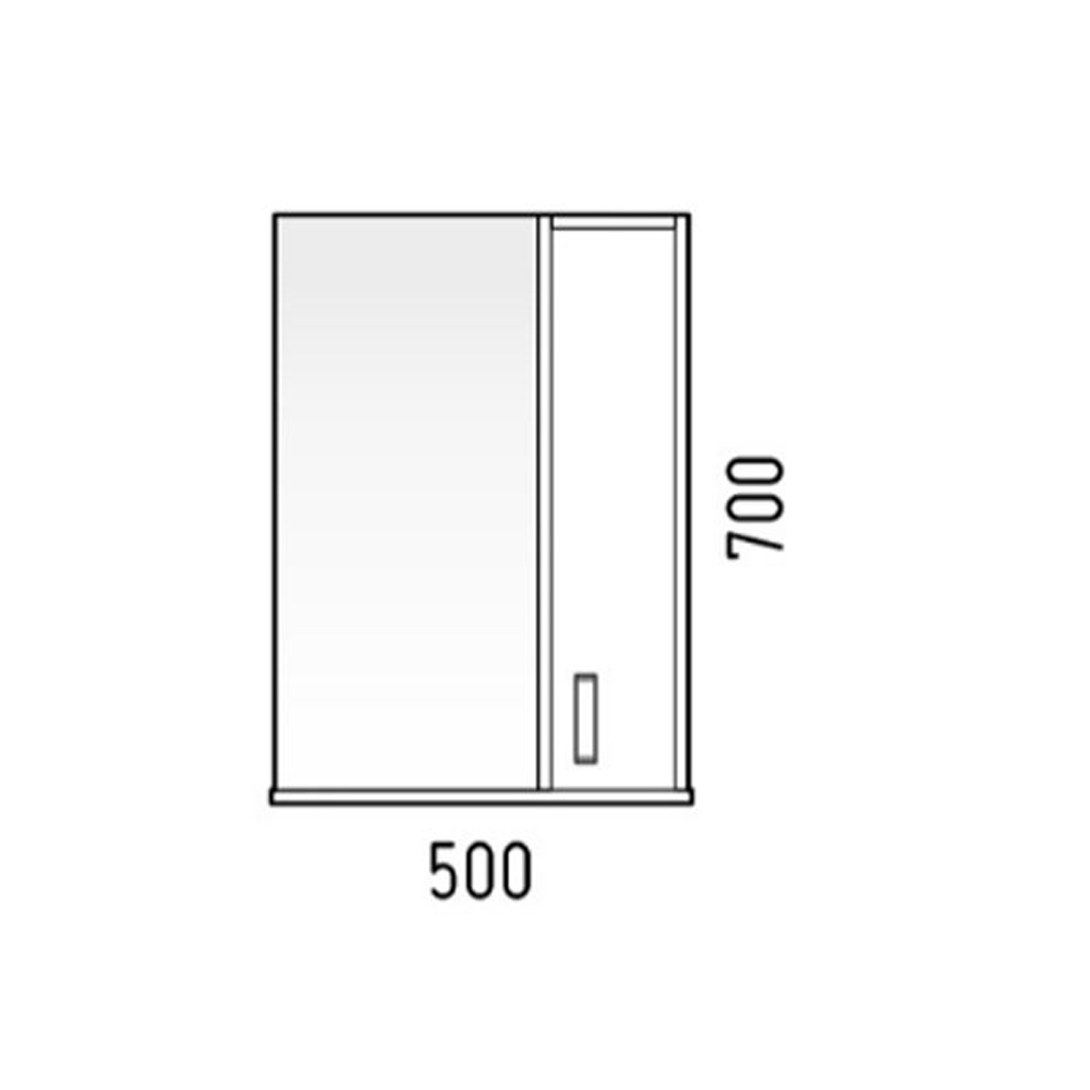 Мебель для ванной Corozo Колор 50, цвет белый