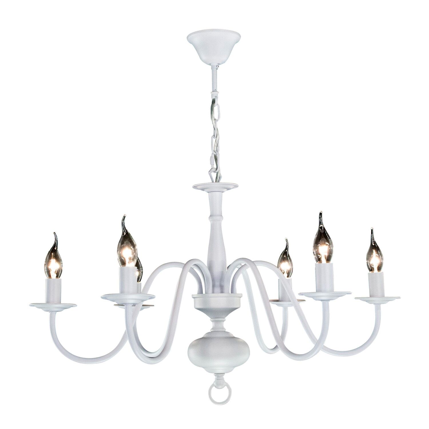 Подвесная люстра Citilux Бонна CL426160, арматура белая