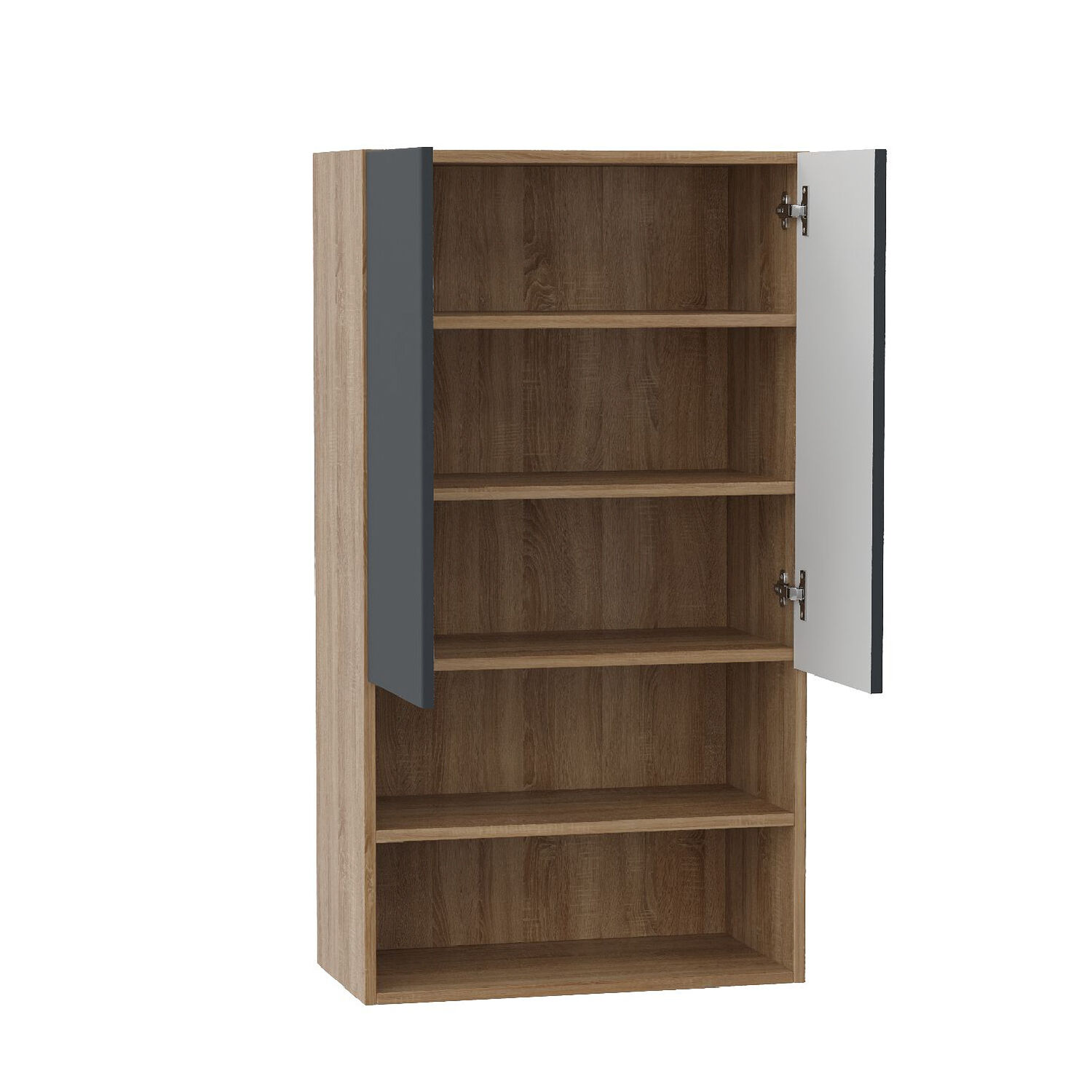 Шкаф Оника Маркус Нова 60, цвет серый / дуб сонома - фото 1