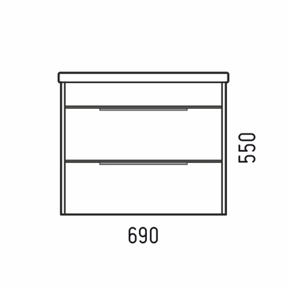 Мебель для ванной Corozo Форест 70, подвесная/напольная, цвет дуб канзас коричневый