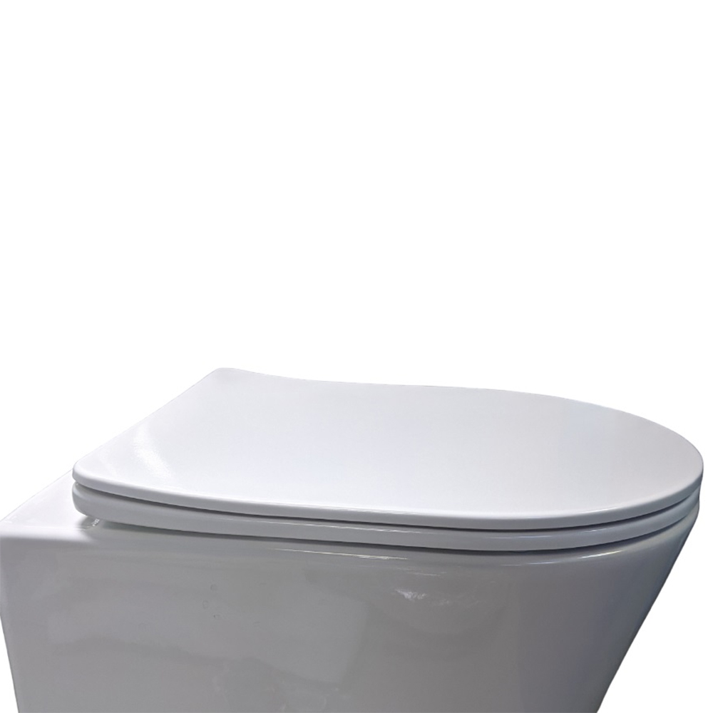 Сиденье CeruttiSPA Adige / Ticino CT9440 для унитаза, с микролифтом, цвет белый