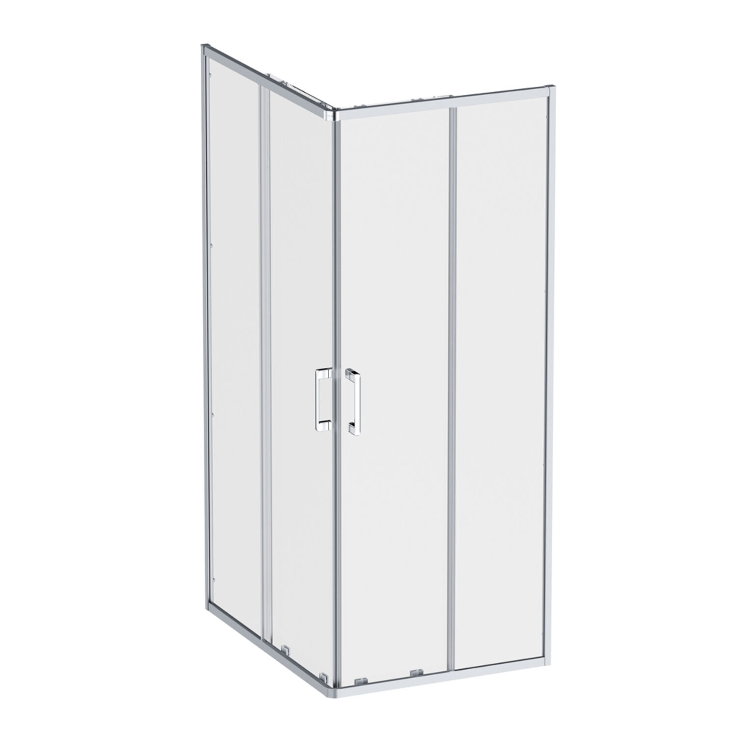 Душевой уголок AM.PM Above W9XG-403-10080-MT 100x80, стекло прозрачное, профиль хром матовый - фото 1