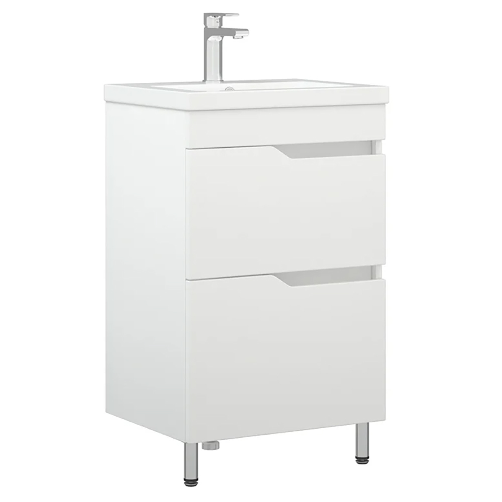 Тумба под раковину Corozo Теона Z2 50, цвет белый - фото 1