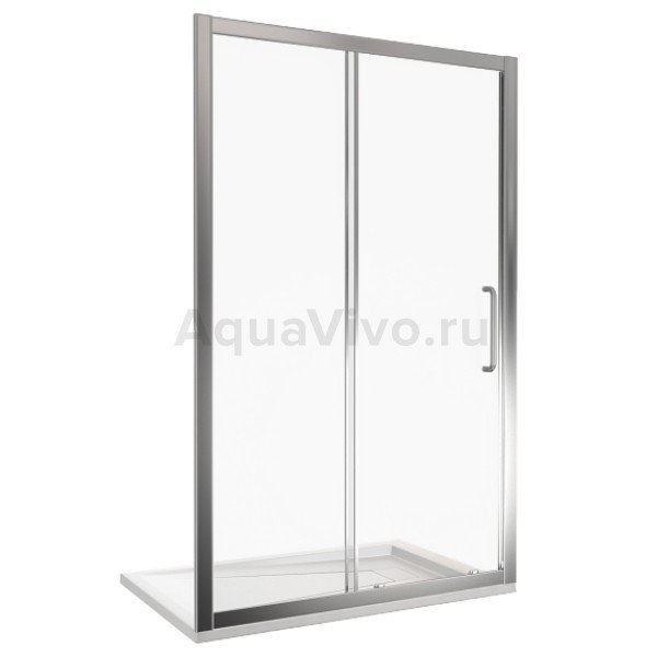 Душевая дверь Good Door Neo WTW-110-C-CH 110х185, стекло прозрачное, профиль хром