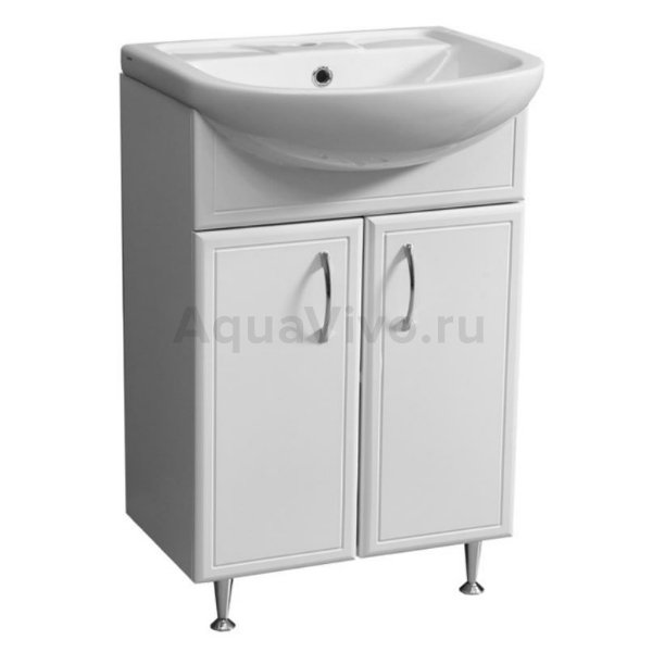 Тумба Stella Polar Концепт 50 под раковину Эрика, цвет белый