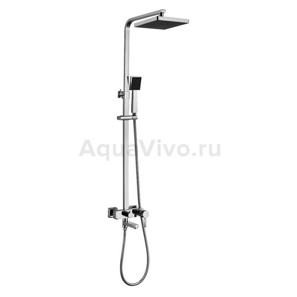 Душевая стойка Lemark Tropic LM7004C с верхним душем, смесителем