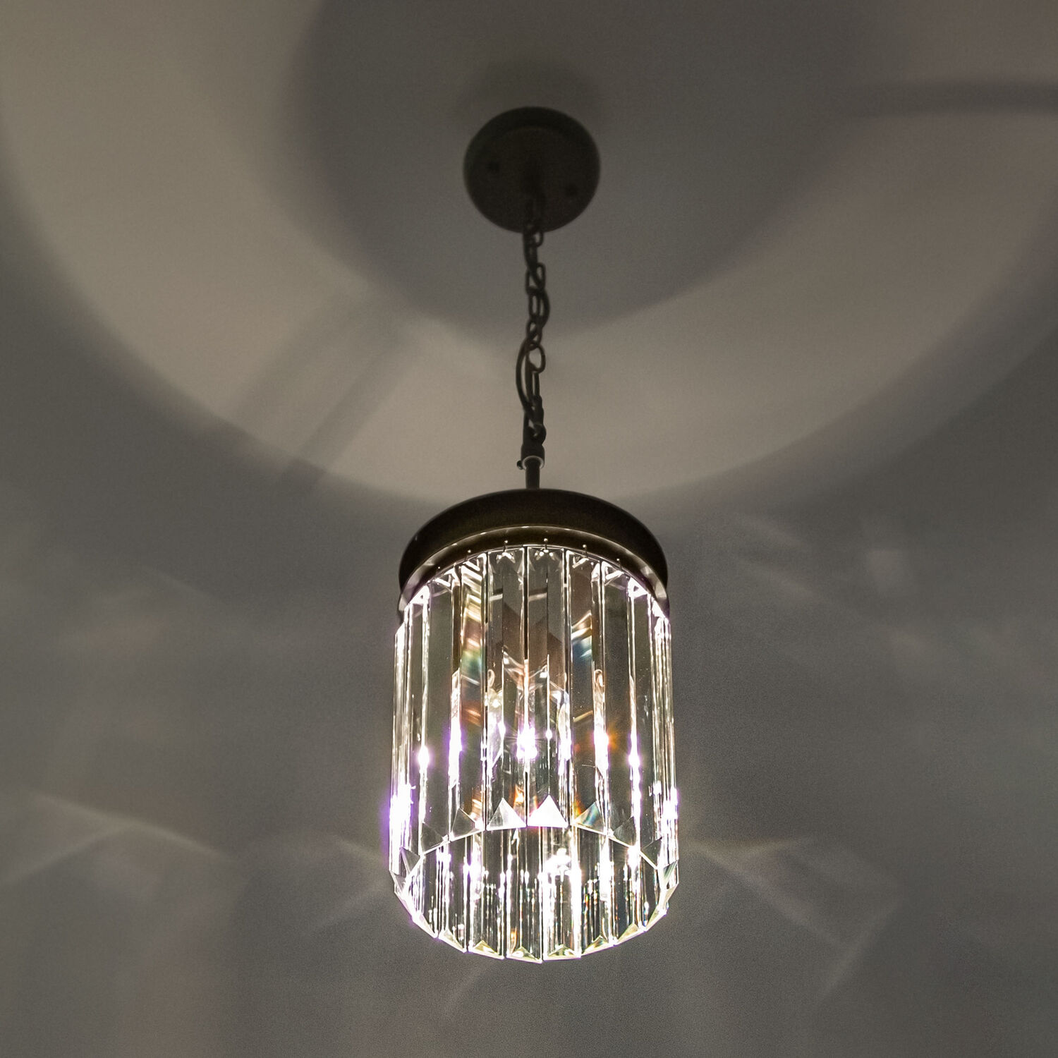 Подвесной светильник Citilux Мартин CL332011, арматура венге, плафоны хрусталь прозрачный - фото 1