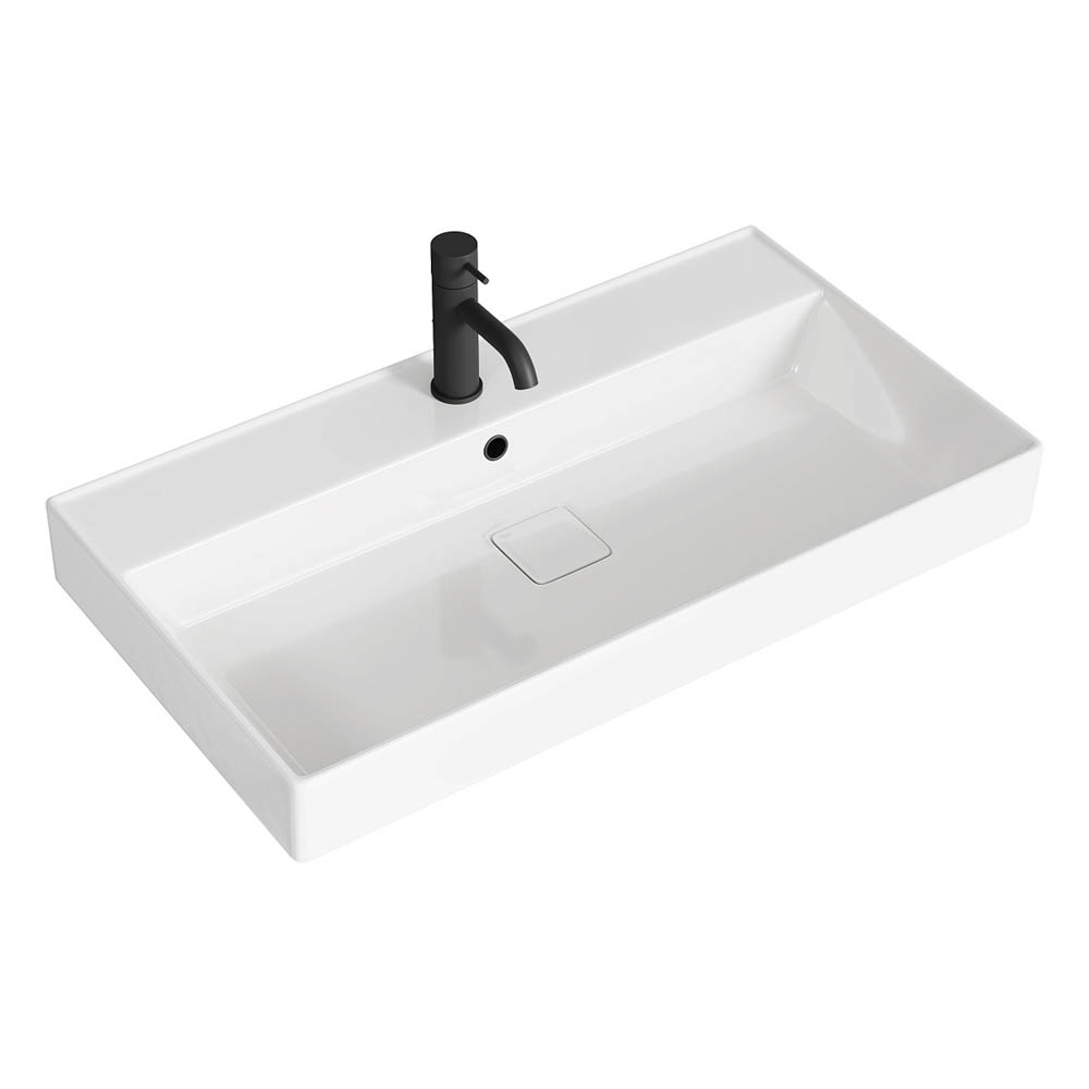 Мебель для ванной Оника Эсквана 80, подвесная, цвет белый