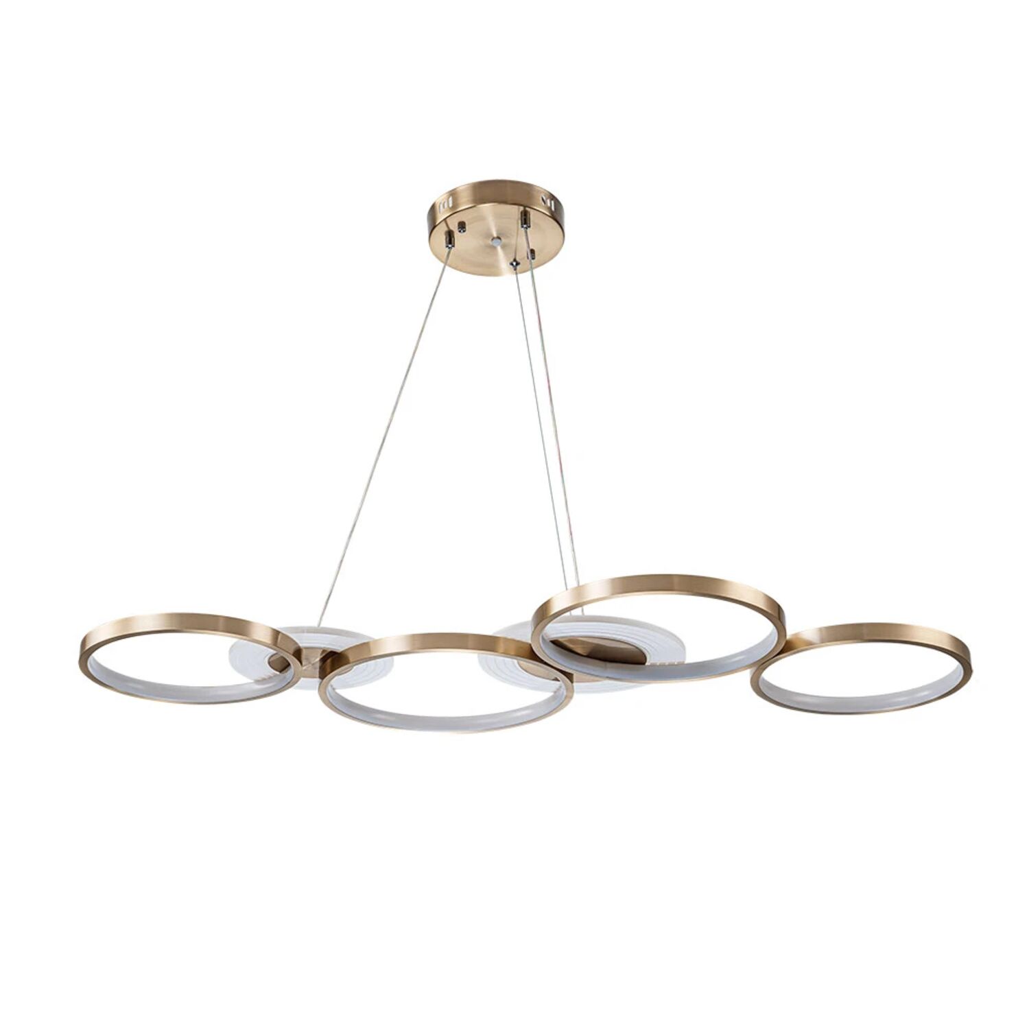 Подвесная люстра Arte Lamp Stardust A2452SP-100PB, арматура латунь, плафон  белый