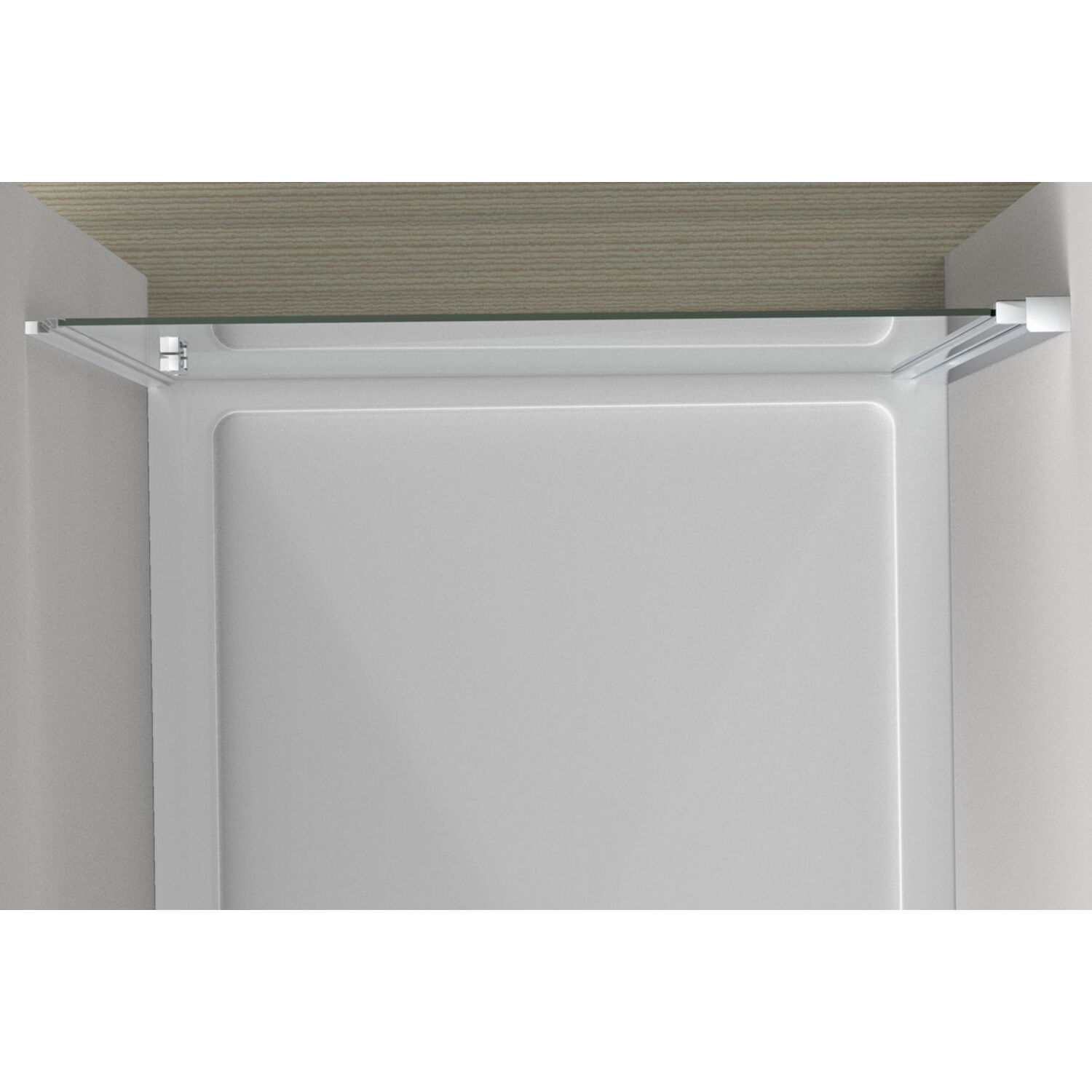 Душевая дверь Vincea Alpha VDP-3AL 85x195, стекло прозрачное, профиль черный - фото 1