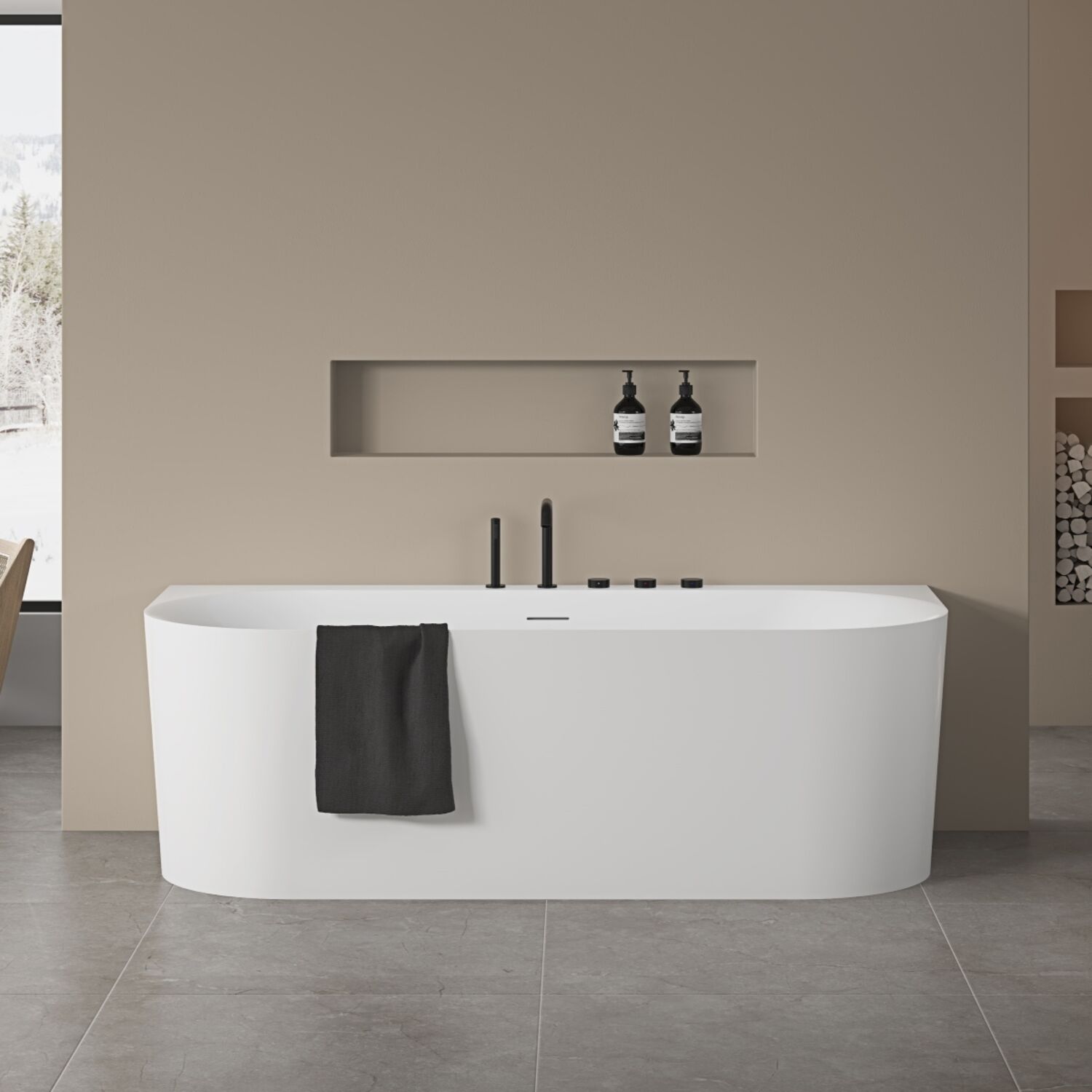 Ванна Vincea VBT-703-1800 180x80 акриловая, цвет белый