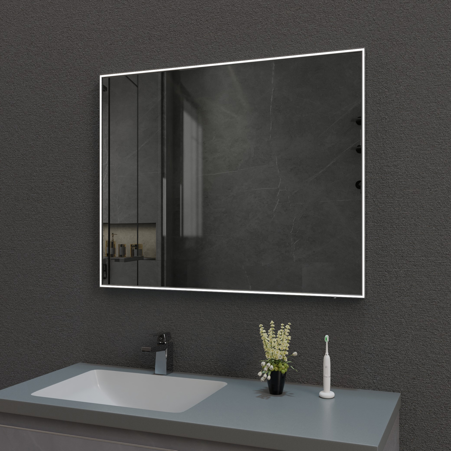 Зеркало Esbano ES-3803 YD 120x70, с подсветкой, диммером, функцией антизапотевания