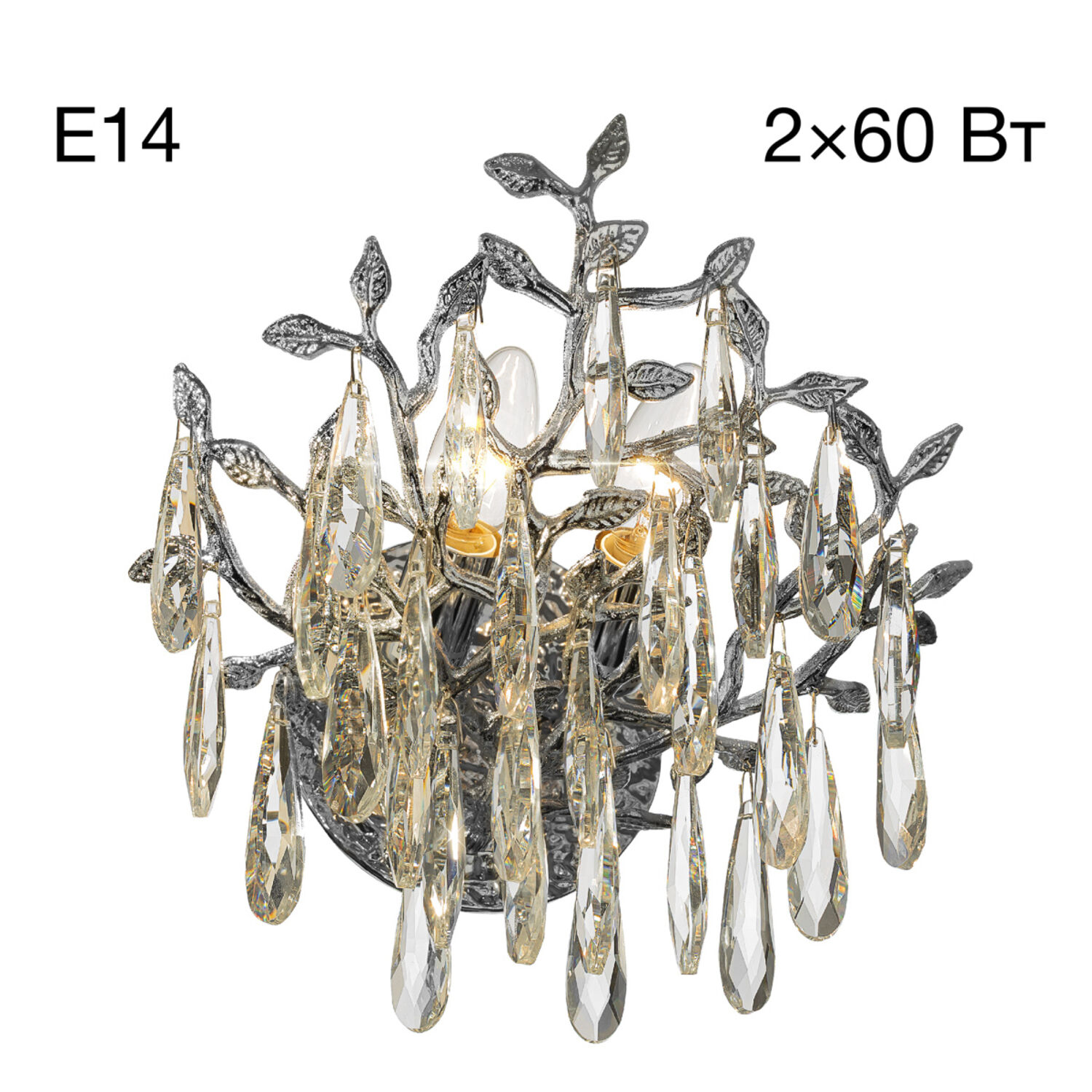 Бра Citilux Ritz CL310021, арматура хром