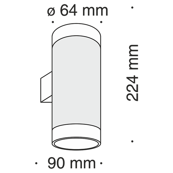 Бра Maytoni Dafne C027WL-L10W, арматура белая, плафон акрил белый, 6х9 см