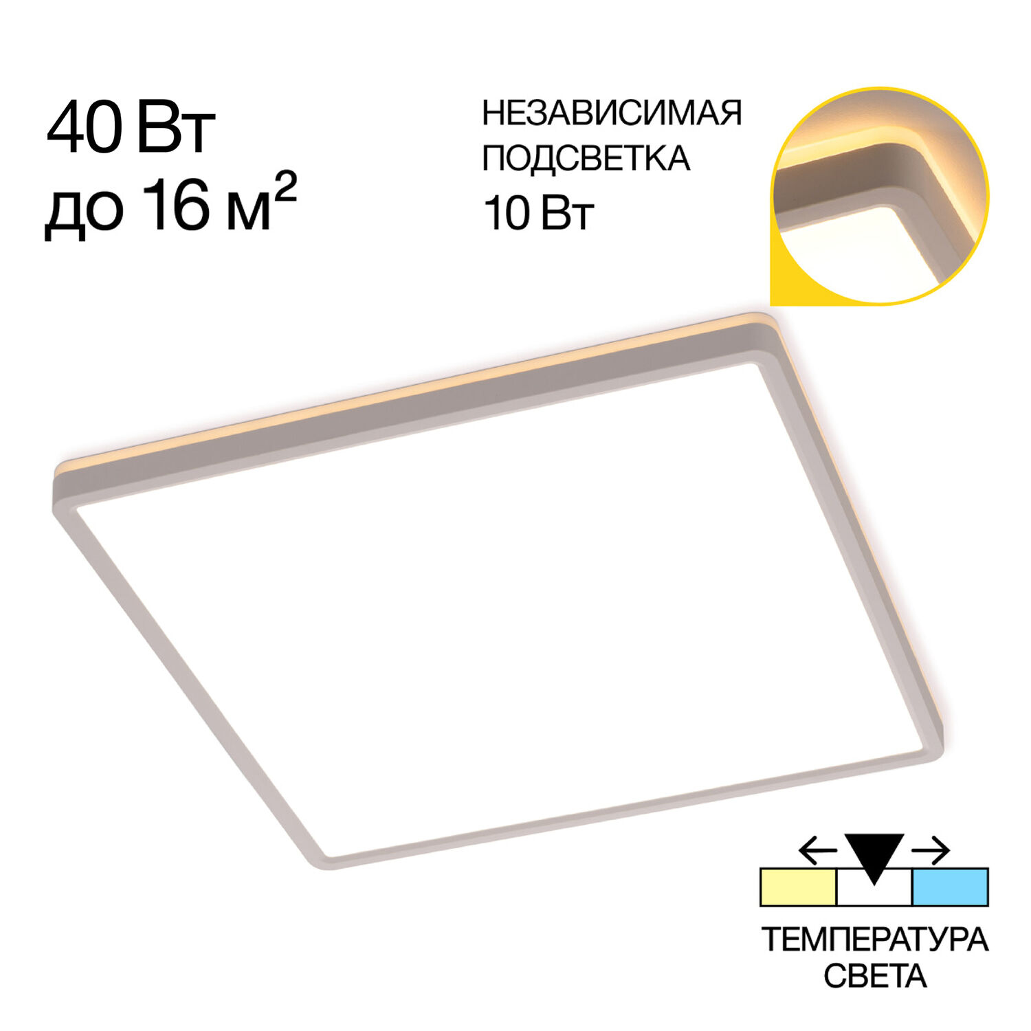 Накладной светильник Citilux Norma CL748K400, арматура черная