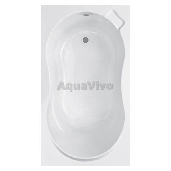 Акриловая ванна Бас Кэмерон 120х70, с каркасом, без экранов, цвет белый