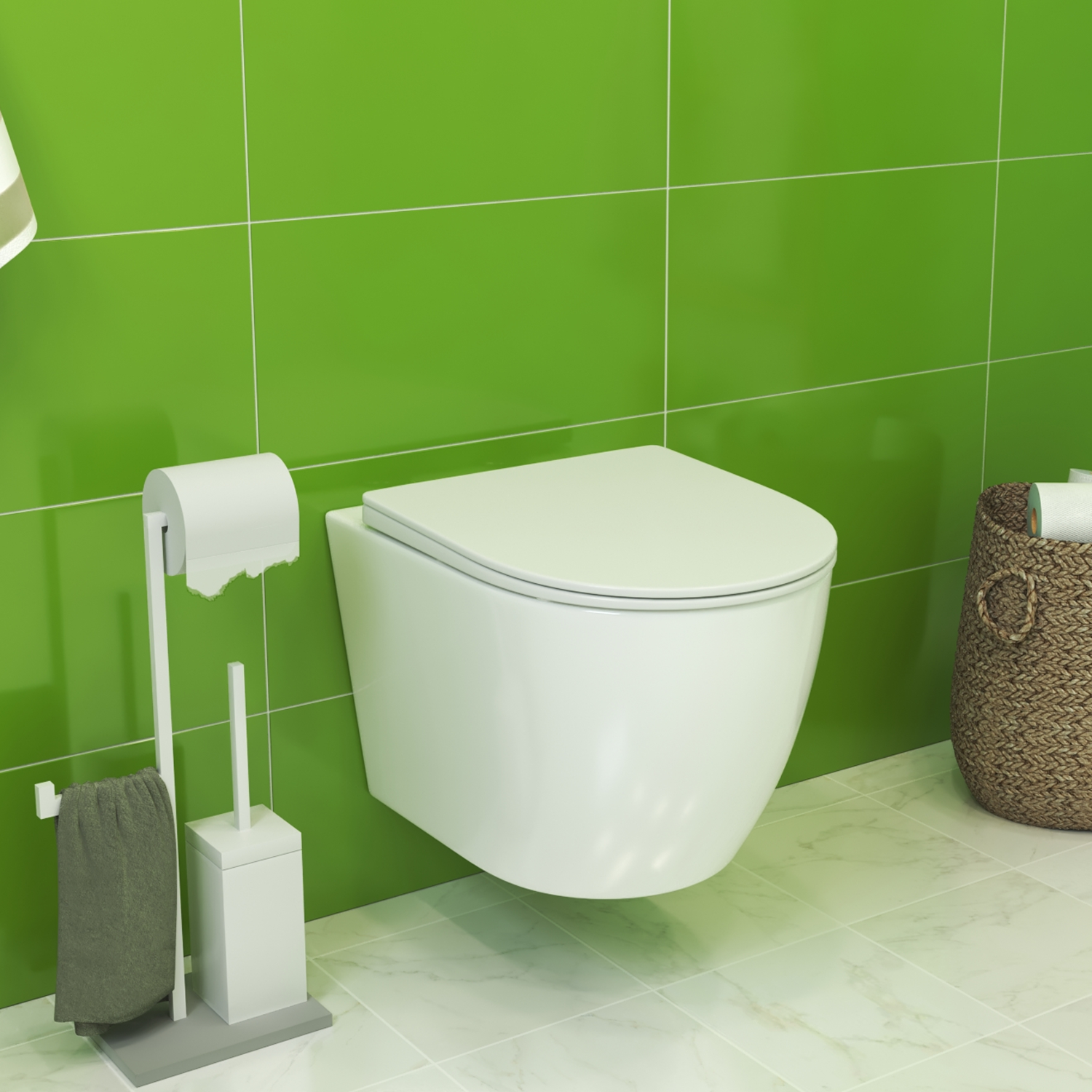 Комплект: Инсталляция Grohe 38811KF0 черная кнопка+Stella JK1061016 белый унитаз