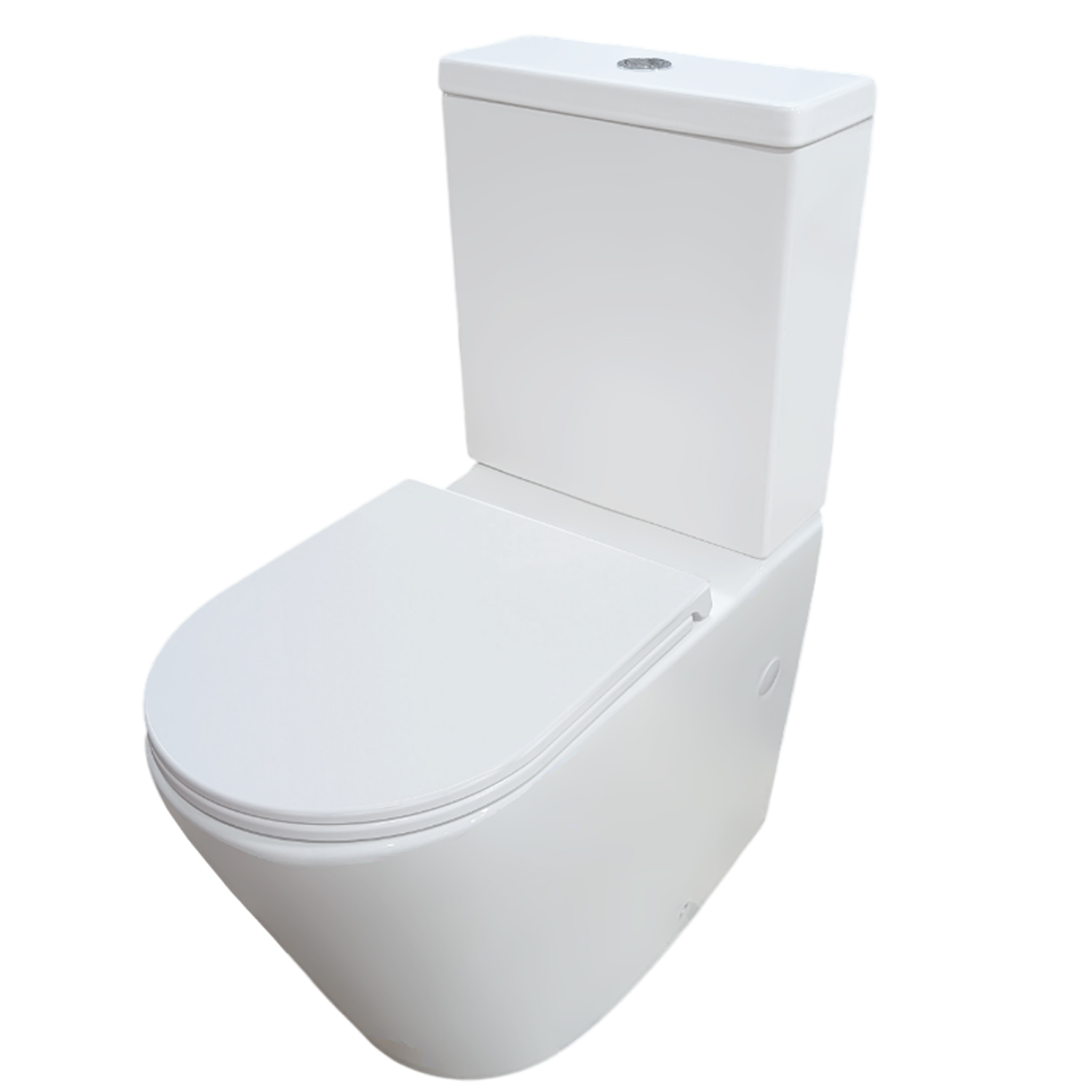 Унитаз Joki Herba T JK0822034 напольный, безободковый, смыв Торнадо, с сиденьем микролифт, цвет белый