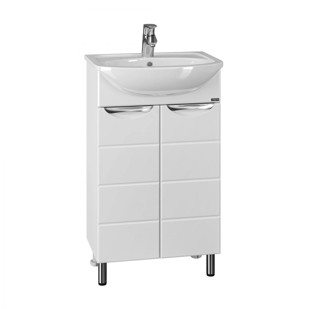 Тумба Санта Родос 50 N, под раковину Уют, цвет белый - фото 1