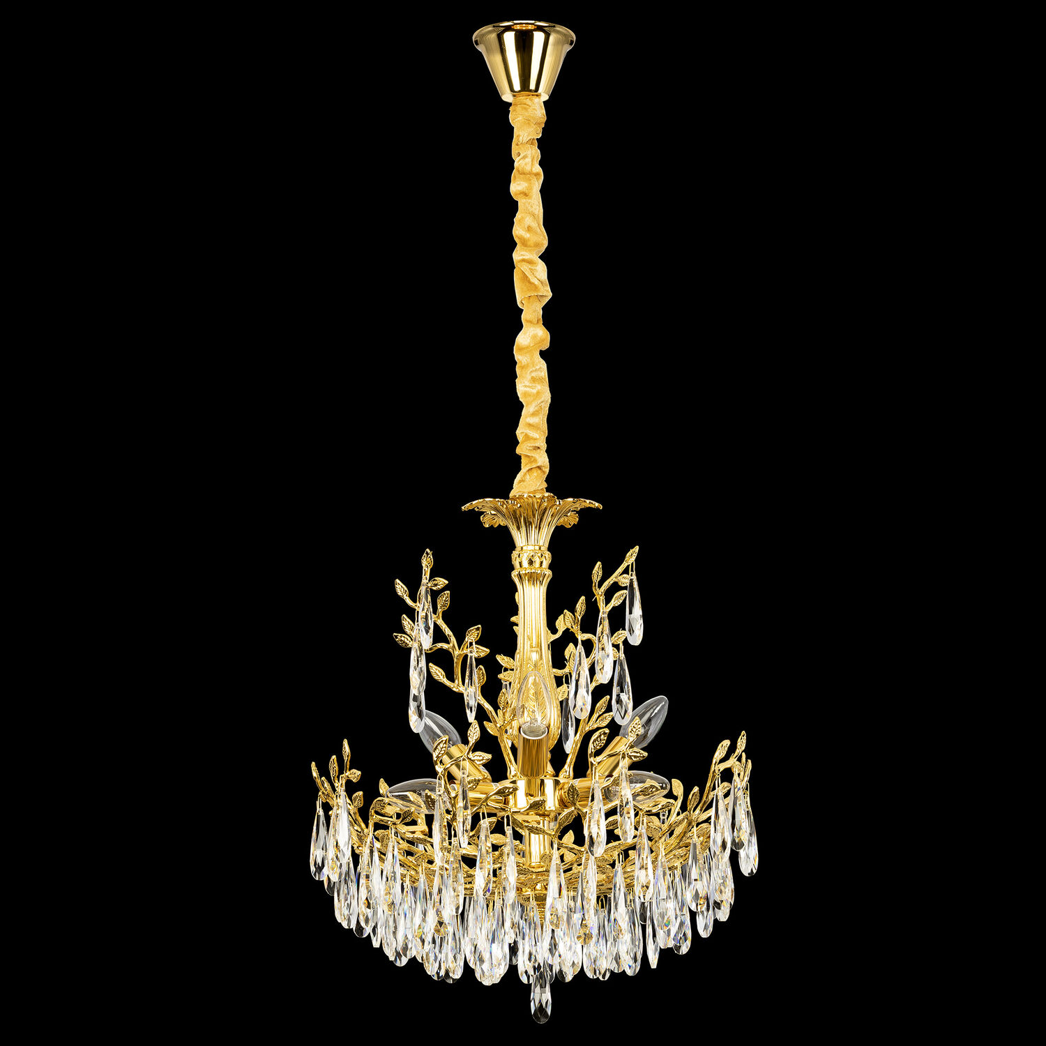 Подвесная люстра Citilux Ritz CL310062, арматура золото - фото 1