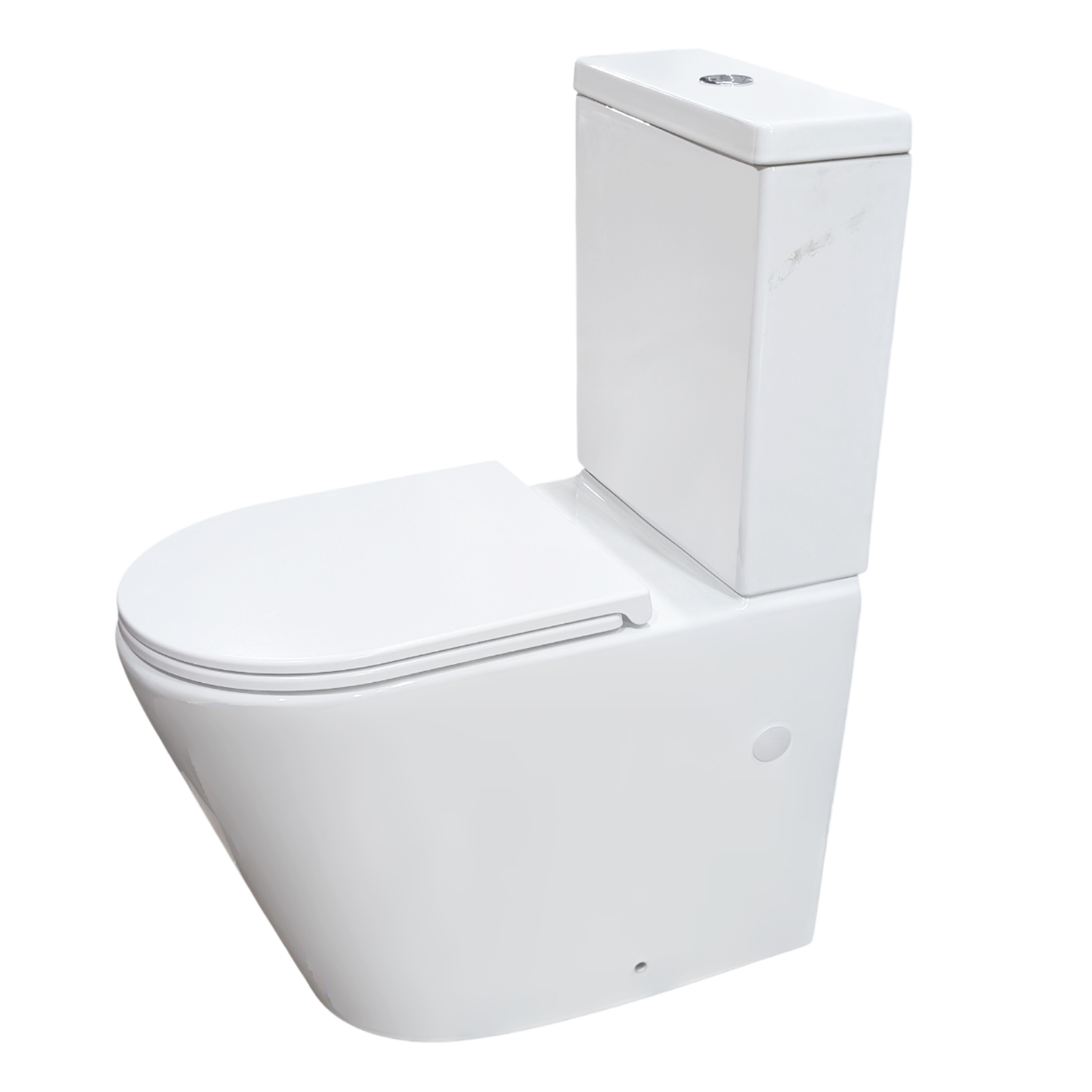 Унитаз Joki Herba T JK0822034 напольный, безободковый, смыв Торнадо, с сиденьем микролифт, цвет белый