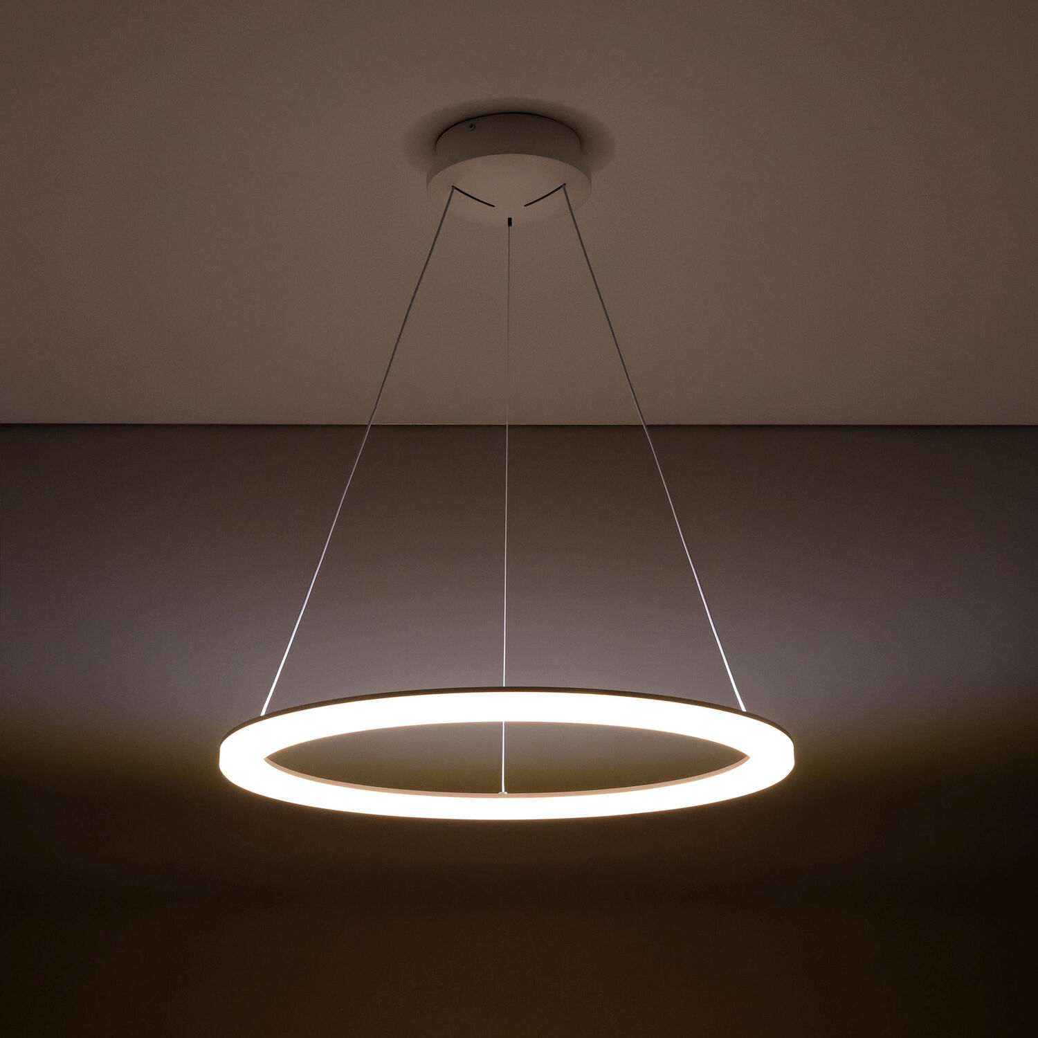 Подвесная люстра Citilux Электрон Смарт CL710B64S, арматура белая, плафоны полимер белый - фото 1