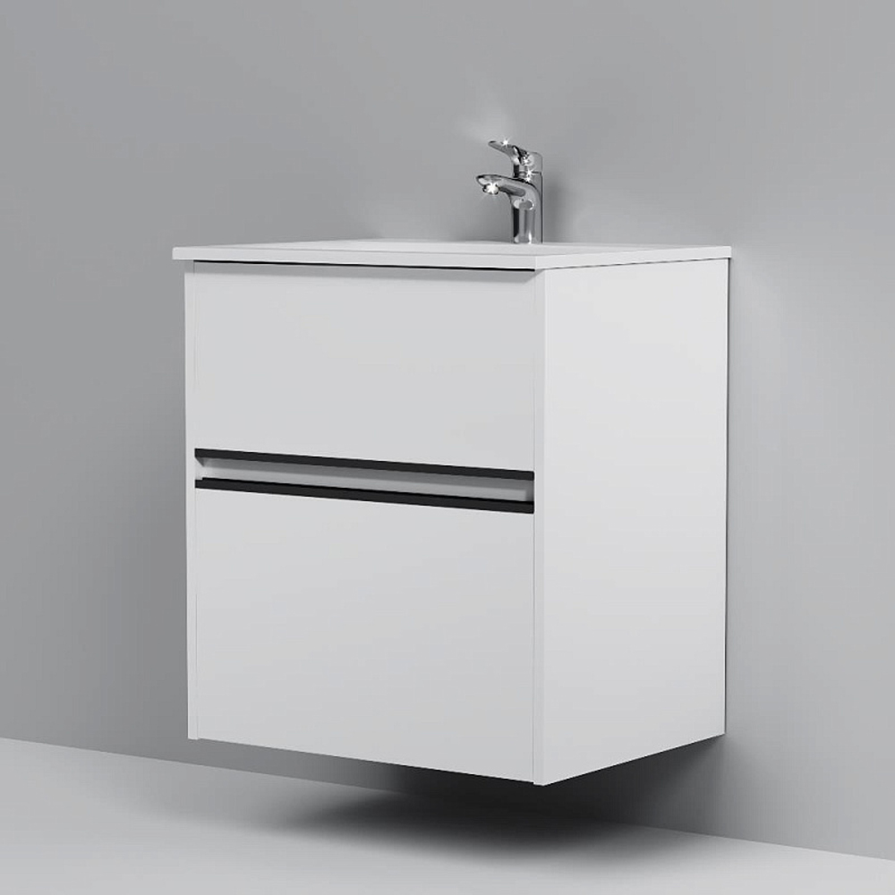 Мебель для ванной AM.PM Sense 60 подвесная/напольная, цвет белый глянец - фото 1