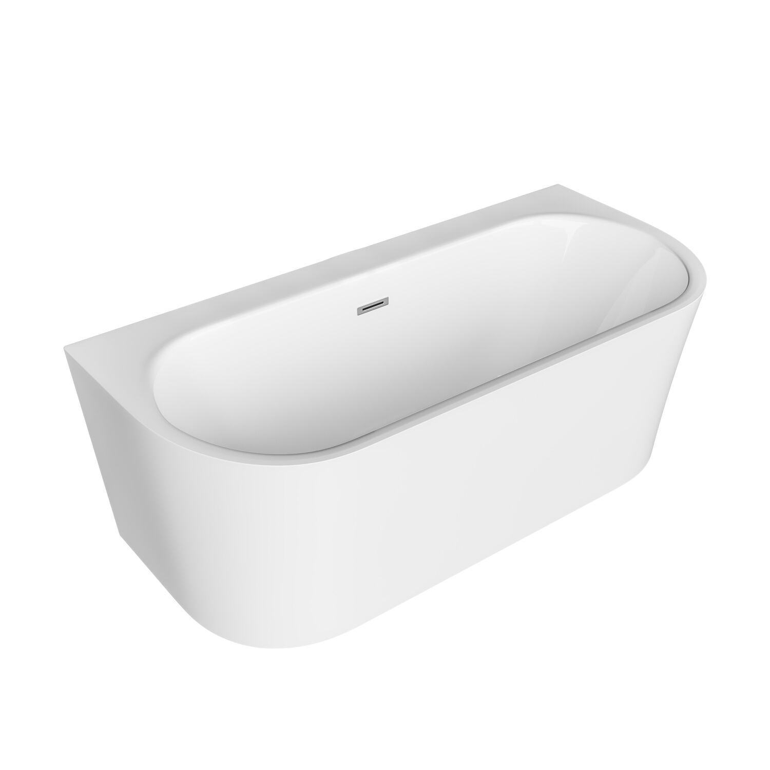 Ванна Grossman Cristal GR-17073 170x80, цвет белый глянцевый - фото 1