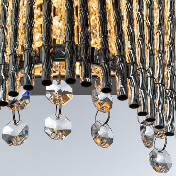 Настенный светильник Arte Lamp Incanto A4207AP-2CC, арматура хром, плафон металл / хрусталь хром / прозрачный, 22х11 см - фото 1