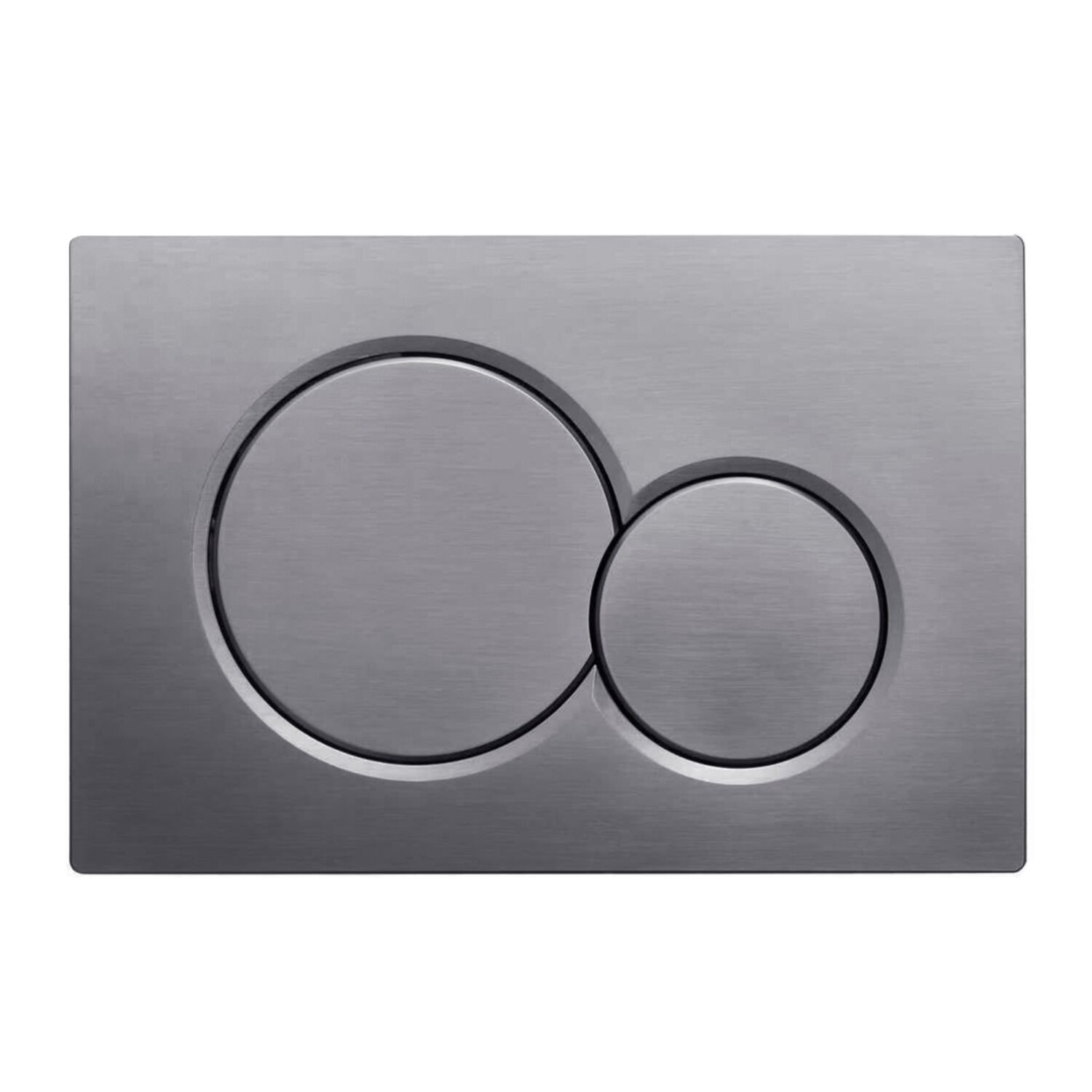 Кнопка смыва Vincea VFP-202GM для унитаза, цвет вороненая сталь