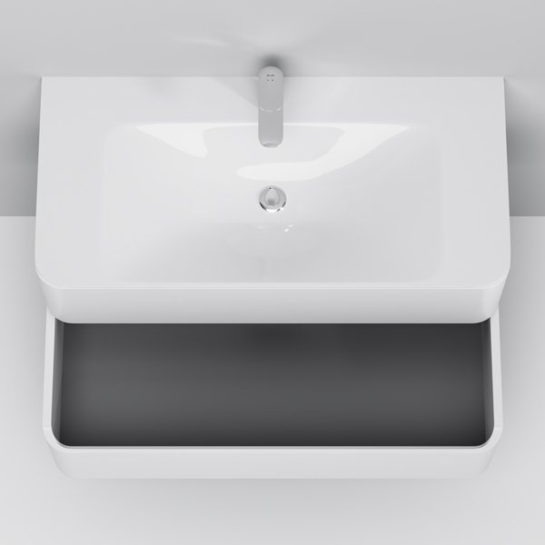 Тумба под раковину AM.PM Sensation 100, цвет белый глянец - фото 1