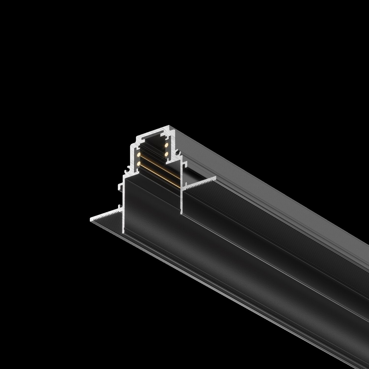 Шинопровод встраиваемый Maytoni Busbar trunkings S35 TRX004-221B, арматура черная    - фото 1