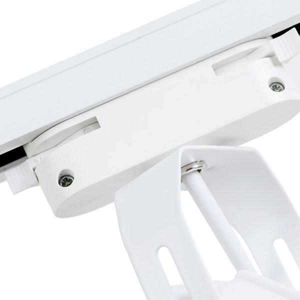 Трековый светильник Arte Lamp Lyra A6252PL-1WH, арматура белая, плафон металл белый, 10х10 см - фото 1