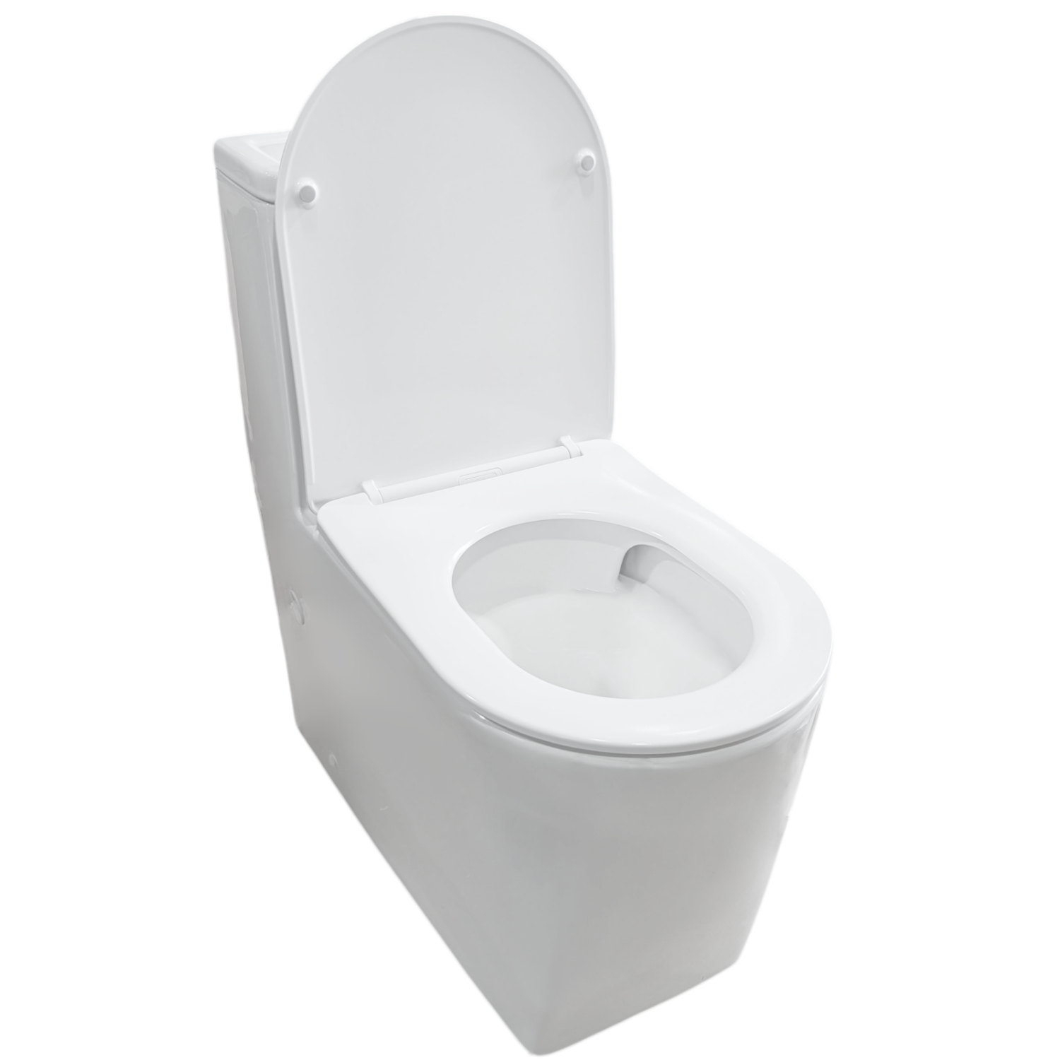 Унитаз-моноблок Joki Royal T JK86472103 напольный, безободковый, смыв Торнадо, с сиденьем микролифт, цвет белый - фото 1