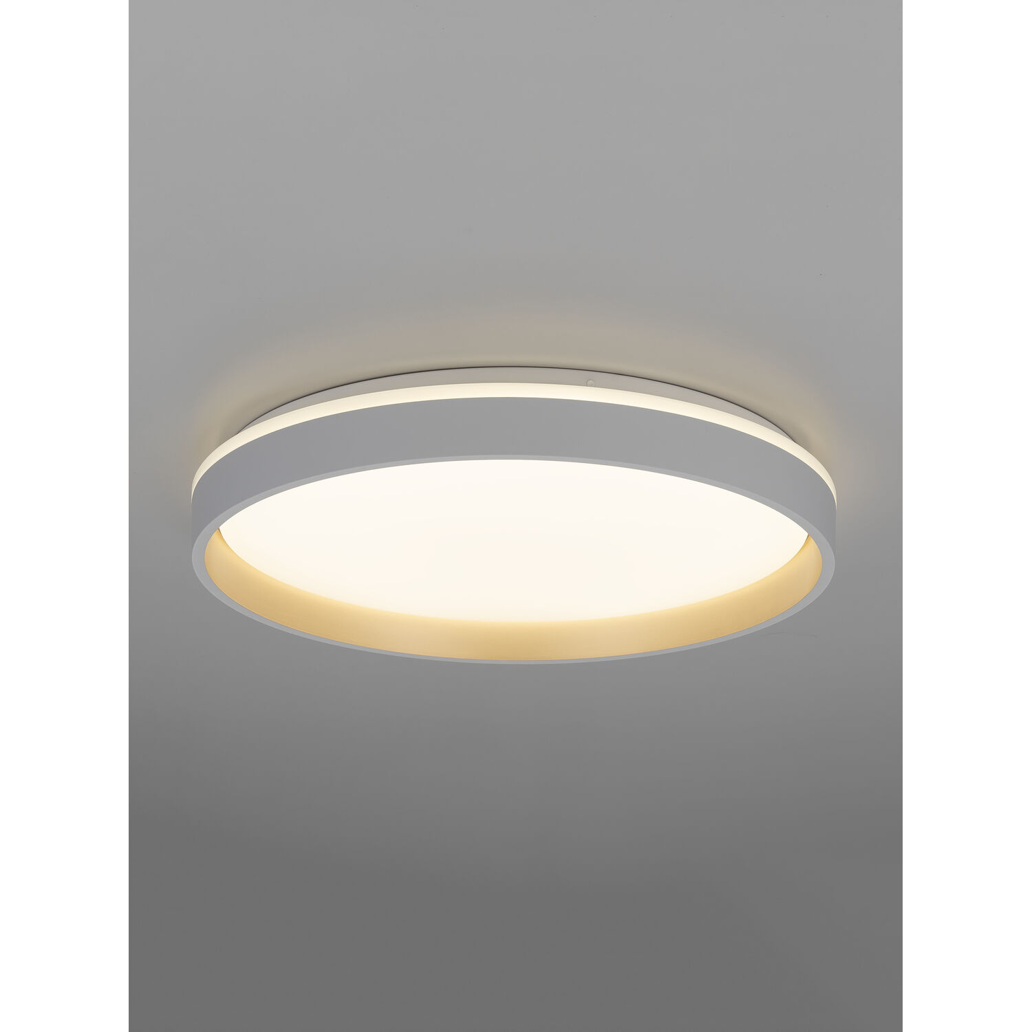 Потолочный светильник Citilux Enzo CL753450G, арматура белая, плафоны полимер белый / золото - фото 1