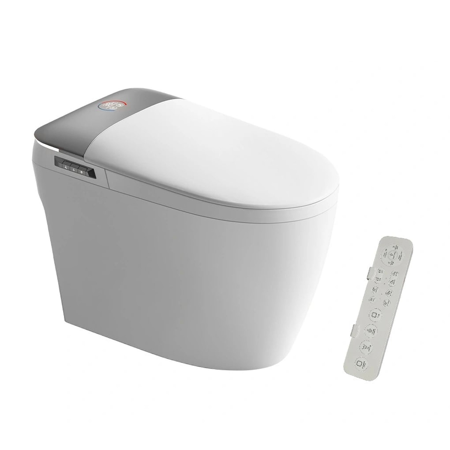 Унитаз CeruttiSPA Ersilia Smart CT10616 приставной, с импульсным смывом, с сиденьем микролифт, цвет белый