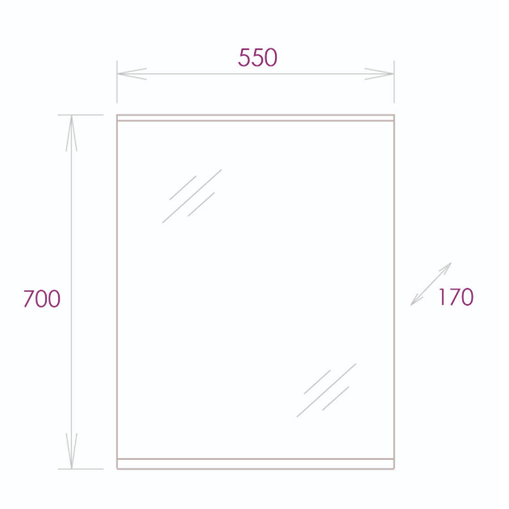 Мебель для ванной Оника Коралл 55, цвет белый