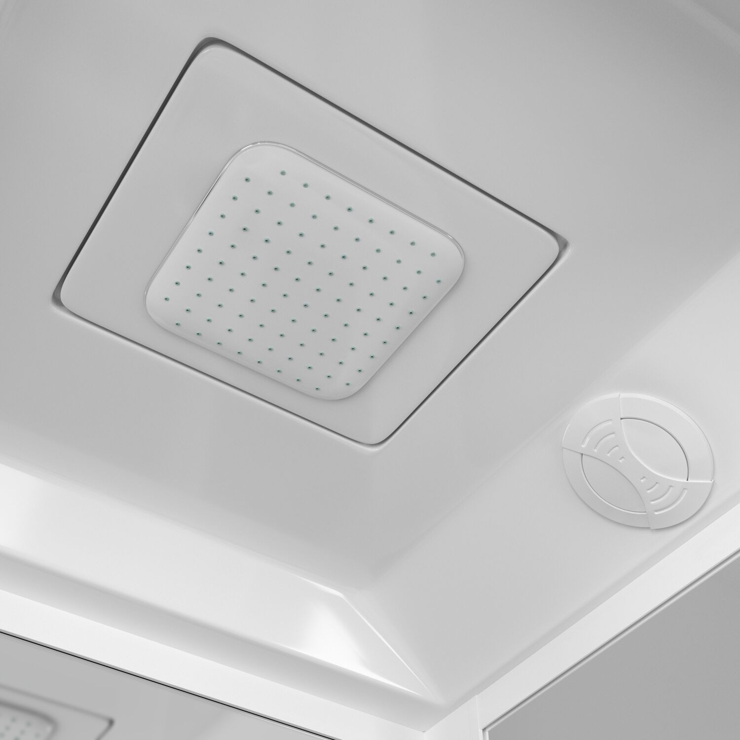 Душевая кабина Grossman Alba GR123R 110x90, правая, стекло прозрачное, профиль белый, с крышей, с гидромассажем