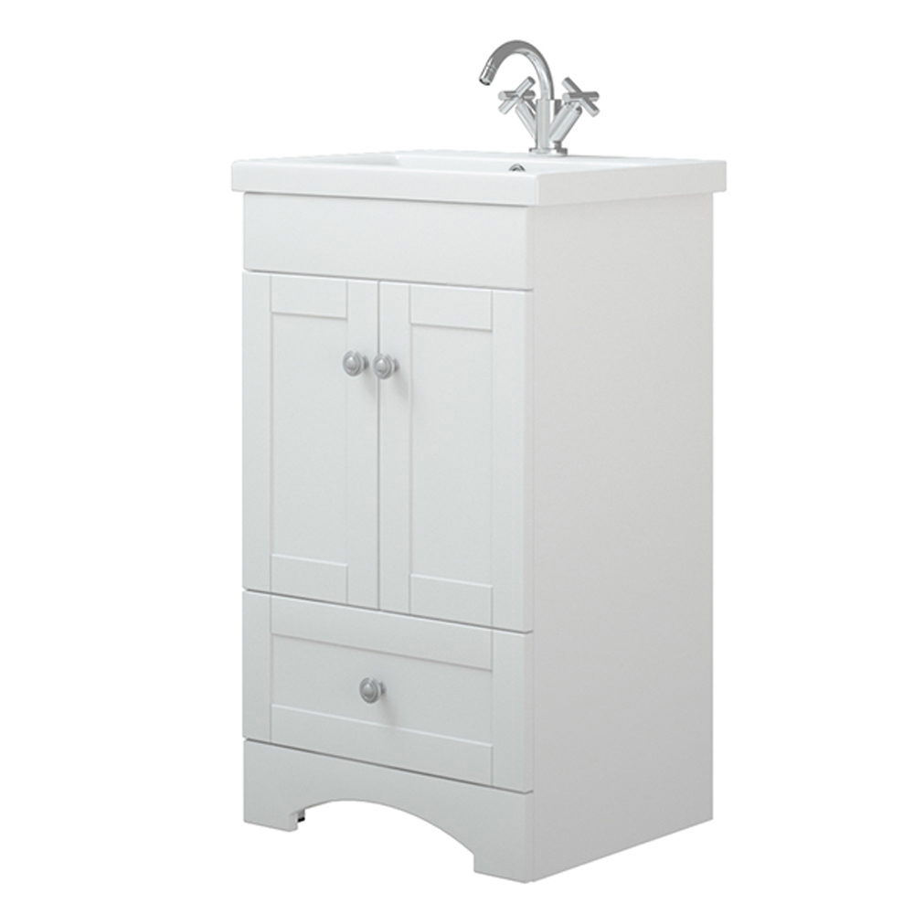 Мебель для ванной Corozo Техас 50, цвет белый - фото 1