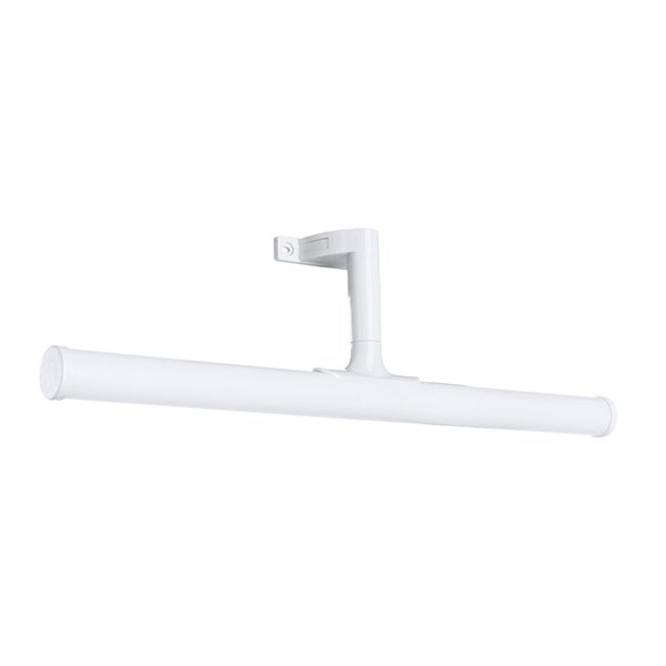 Подсветка для зеркала Arte Lamp Orizzone A2835AP-1WH, арматура белая, плафон пластик белый, 40х12 см