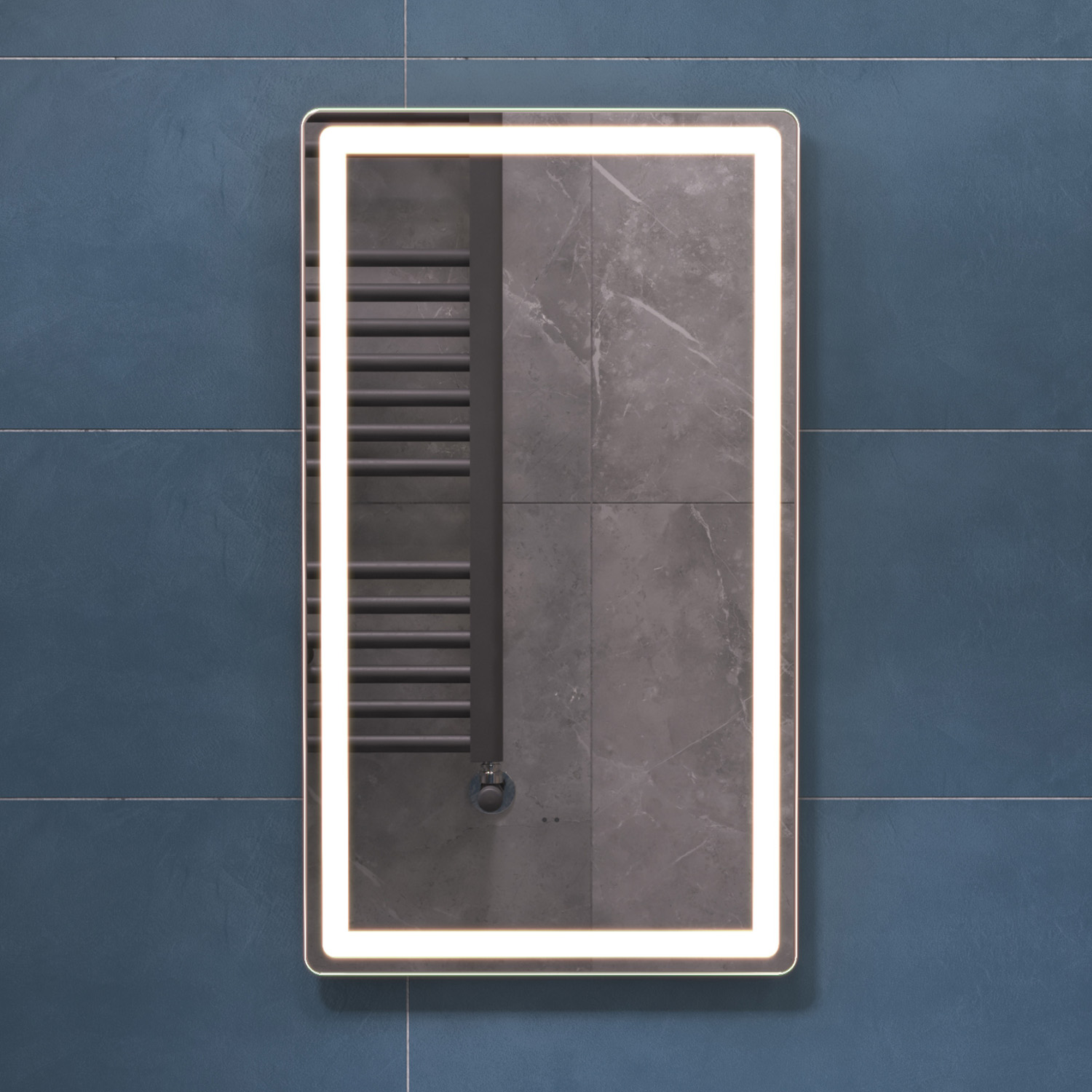 Зеркало Vigo Geometry Classic 40x70, с подсветкой
