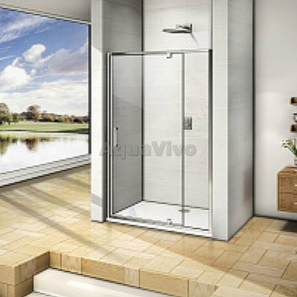 Душевая дверь Good Door Orion WTW-PD-100-C-CH 100, стекло прозрачное, профиль хром - фото 1