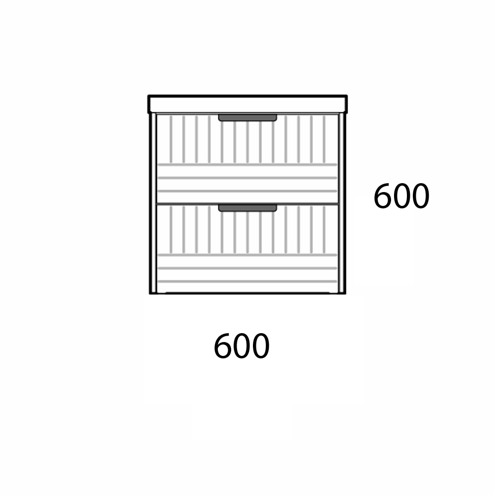 Мебель для ванной Corozo Инди 60, подвесная/напольная, цвет дуб канзас/графит
