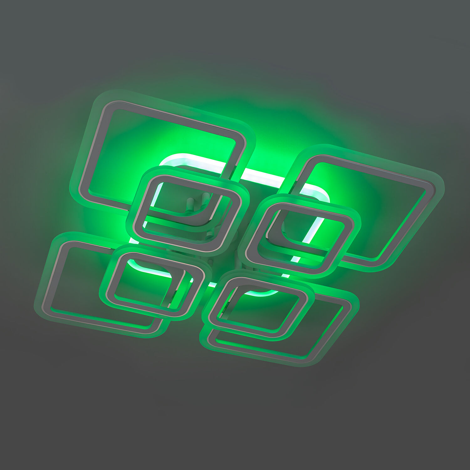 Потолочная люстра Citilux Марсель Смарт CL232A180E, арматура белая, плафоны металл / полимер белый - фото 1