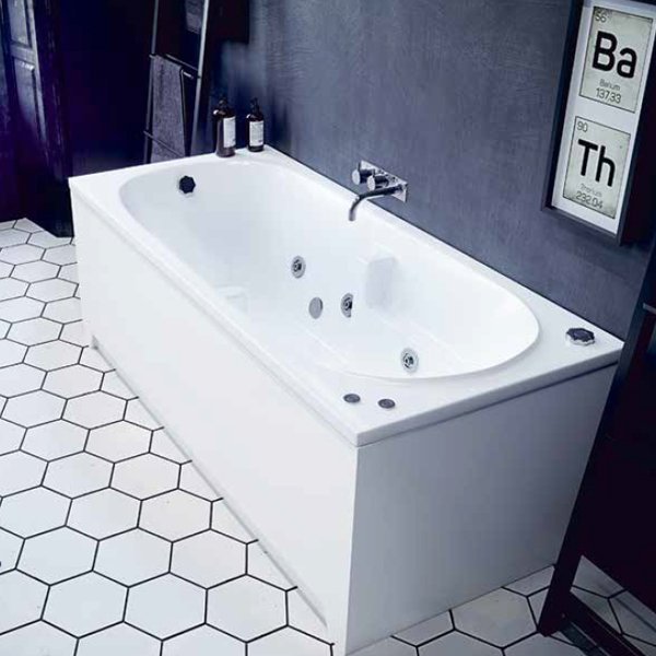 Акриловая ванна Акватек Лея 170х75, цвет белый - фото 1