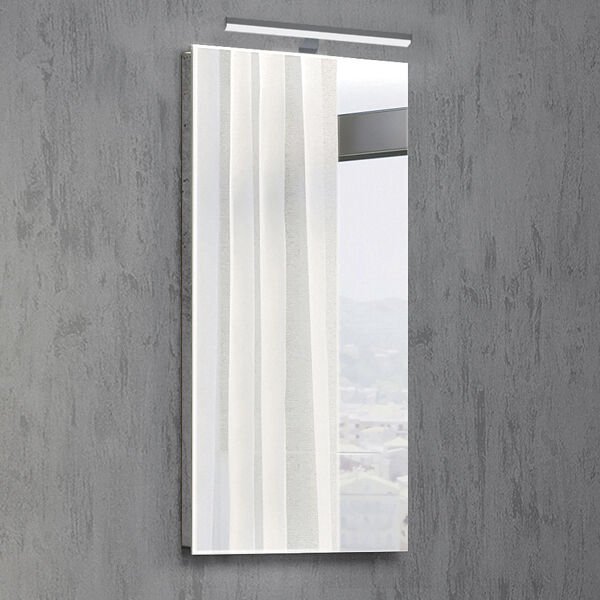 Зеркало Comforty Асти 40x70, цвет бетон светлый