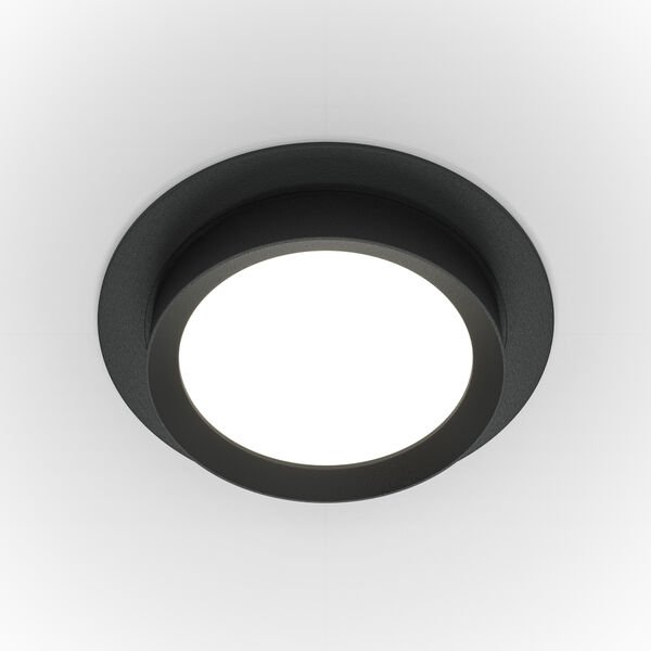Точечный светильник Maytoni Technicali Hoop DL086-GX53-RD-B, арматура черная