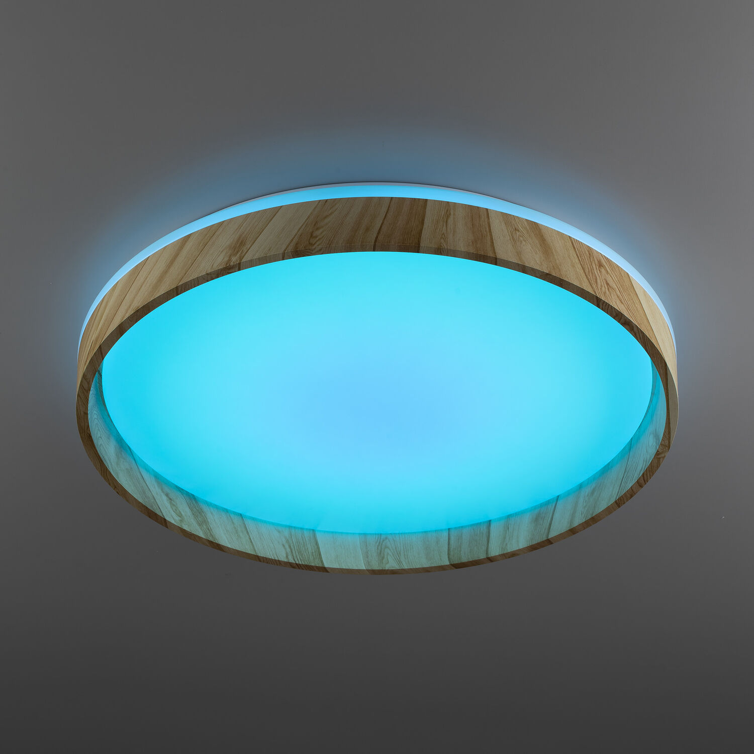 Потолочный светильник Citilux Enzo CL753452G, арматура белая, плафоны полимер под дерево - фото 1