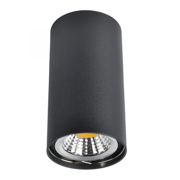 Точечный светильник Arte Lamp Unix A1516PL-1BK, арматура цвет черный, плафон/абажур металл, цвет черный